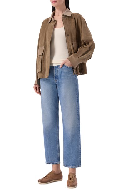 Кожаные кеды SANTONI, арт. WBYG61449TIRTFIY, фото 3