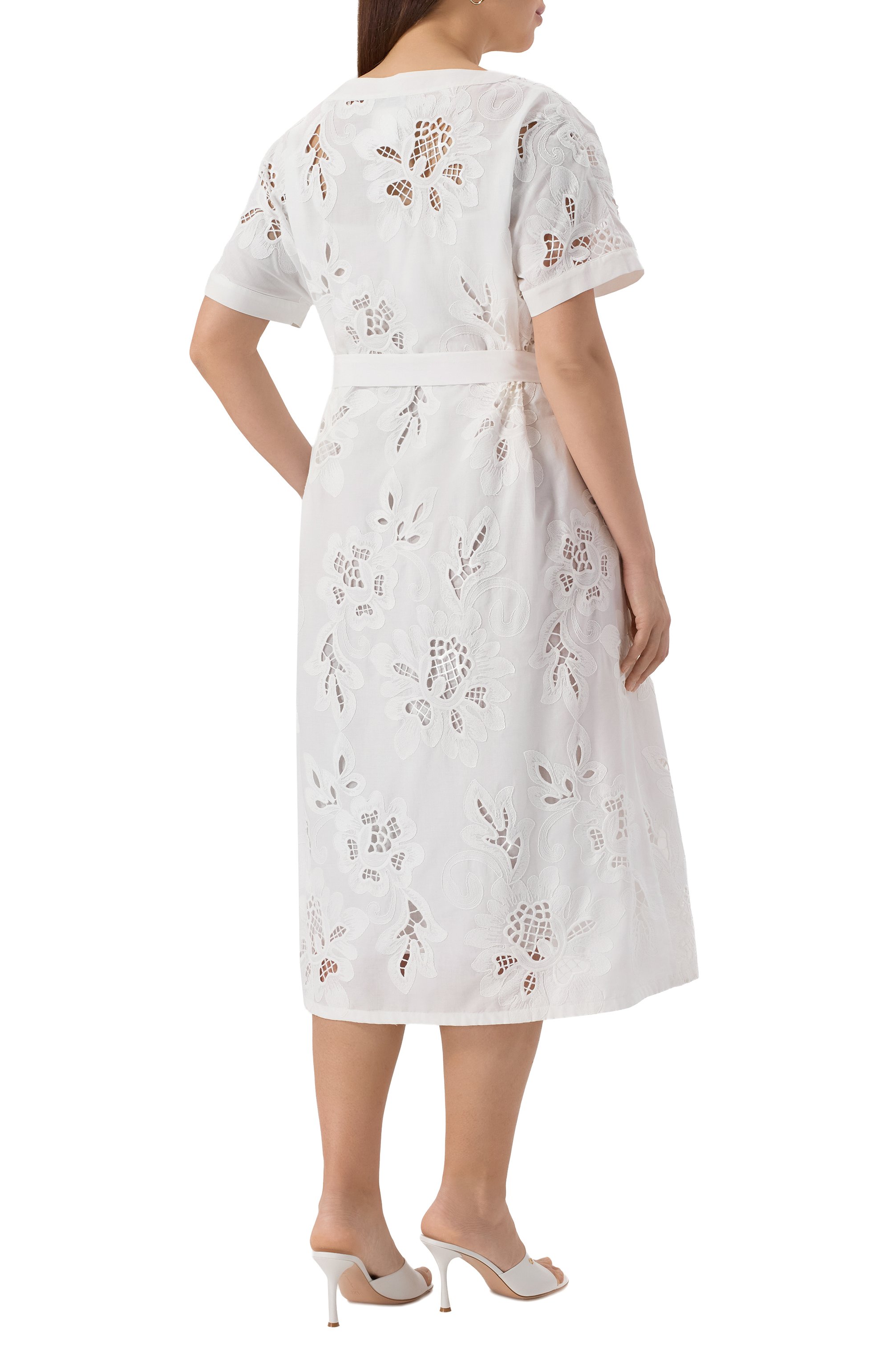 Хлопковое платье MARINA RINALDI VOYAGE, арт. MICAELA, фото 4