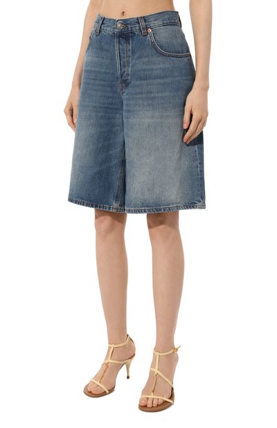 Джинсовые шорты HAIKURE синего цвета по цене 22400 руб., арт. HEW03329DF124L0833, фото 3 Джинсовые шорты HAIKURE, арт. HEW03329DF124L0833, фото 3