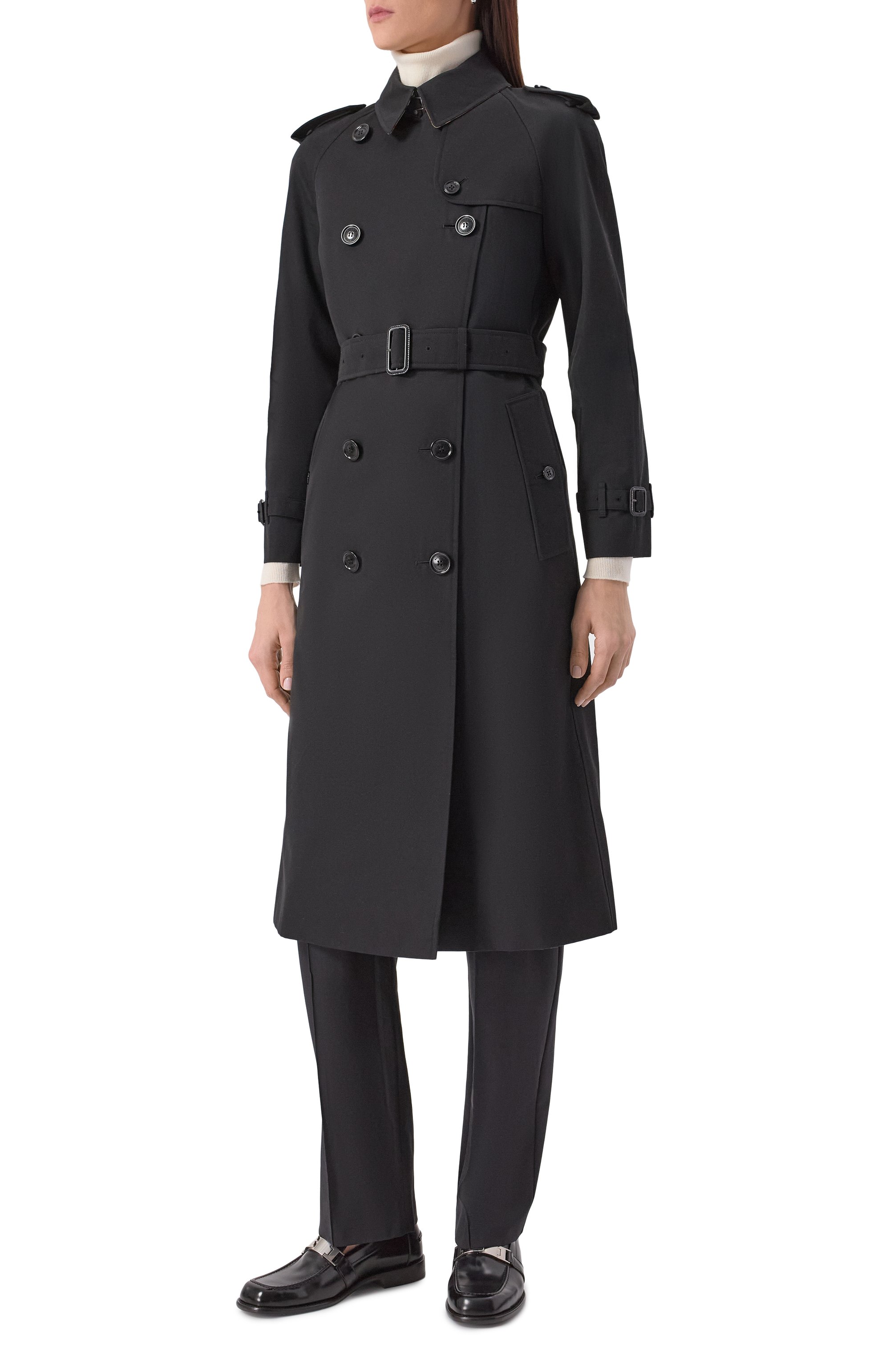 Хлопковый тренч BURBERRY, арт. 8079418, фото 3