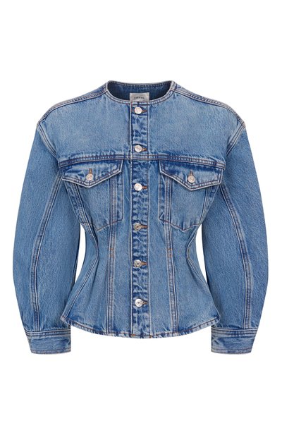Женская джинсовая куртка the nipped collarless FRAME DENIM, арт. 8039210/THE NIPPED C0LLARLESS JACKET