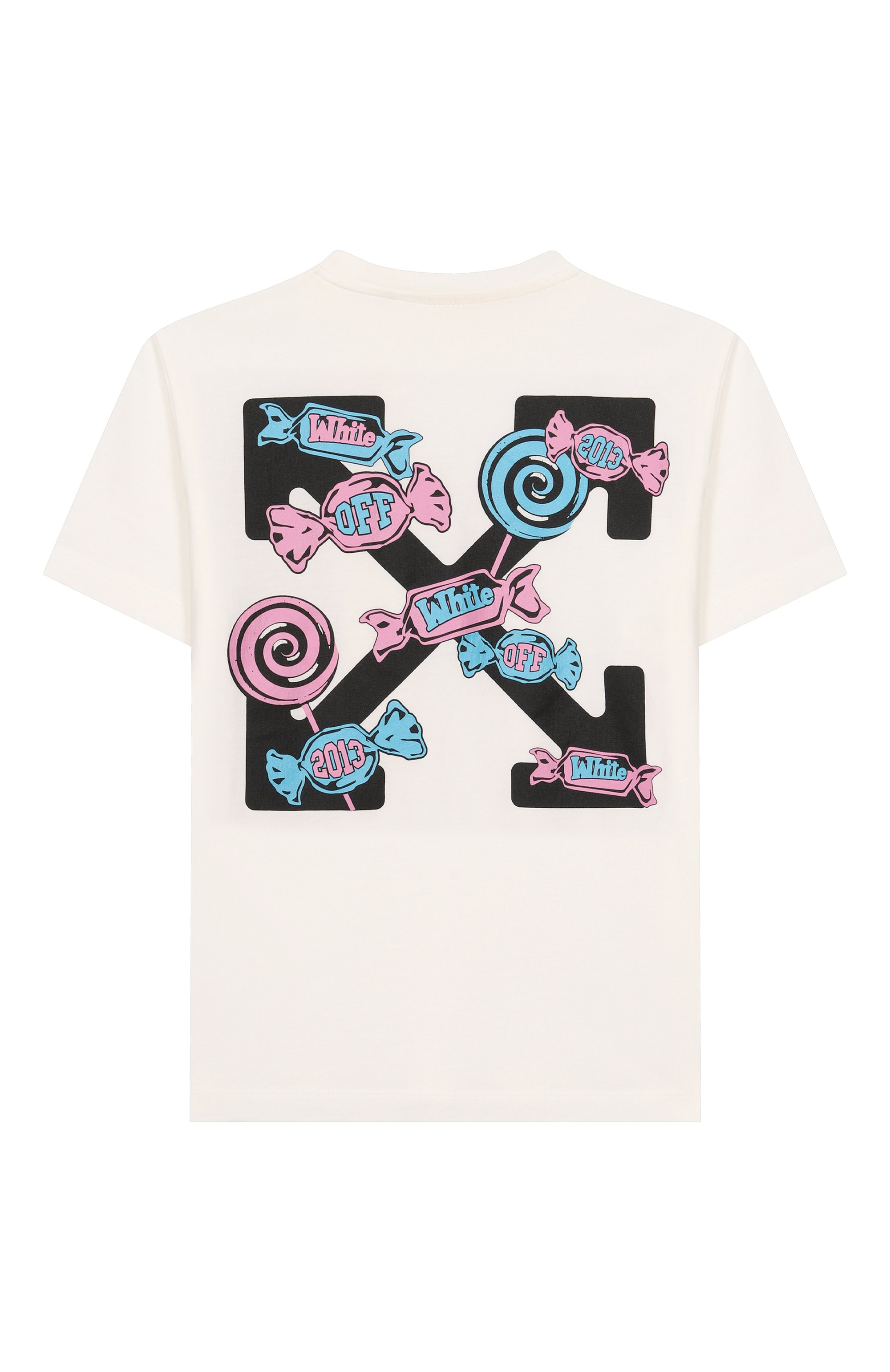 Хлопковая футболка OFF-WHITE, арт. 0GAA001S25JER004/4-12, фото 2