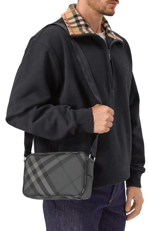 Сумка Slim Grid Burberry 8111318 Серый  8111318 Фото 2