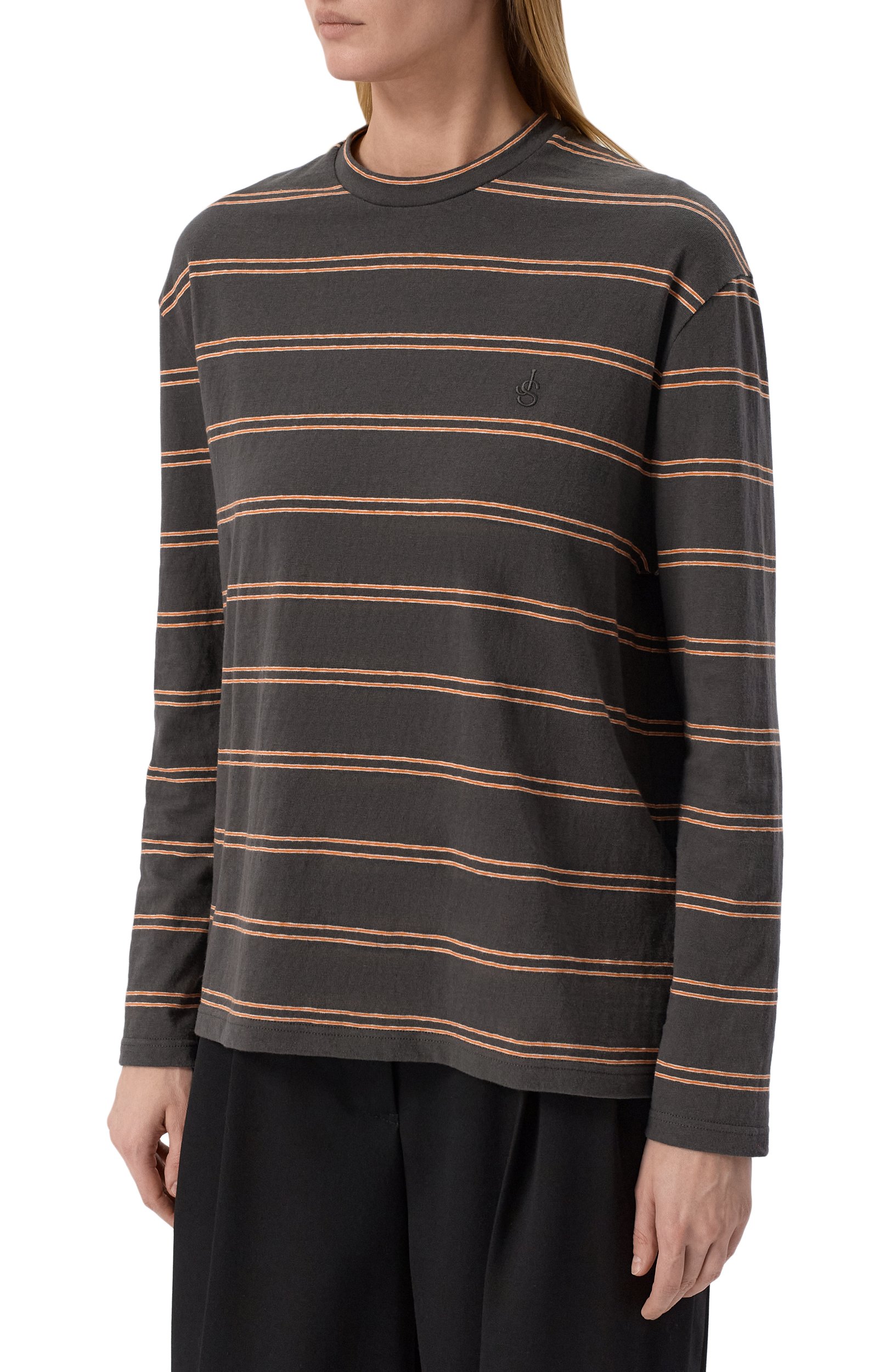Хлопковый лонгслив JIL SANDER, арт. J02GC0169/J20394, фото 3