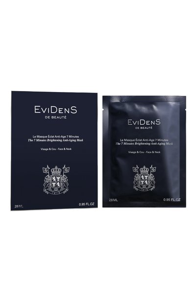 Женская 7-минутная маска «сияние» для лица и шеи (28ml) EVIDENS DE BEAUTE, арт. 4570117111624