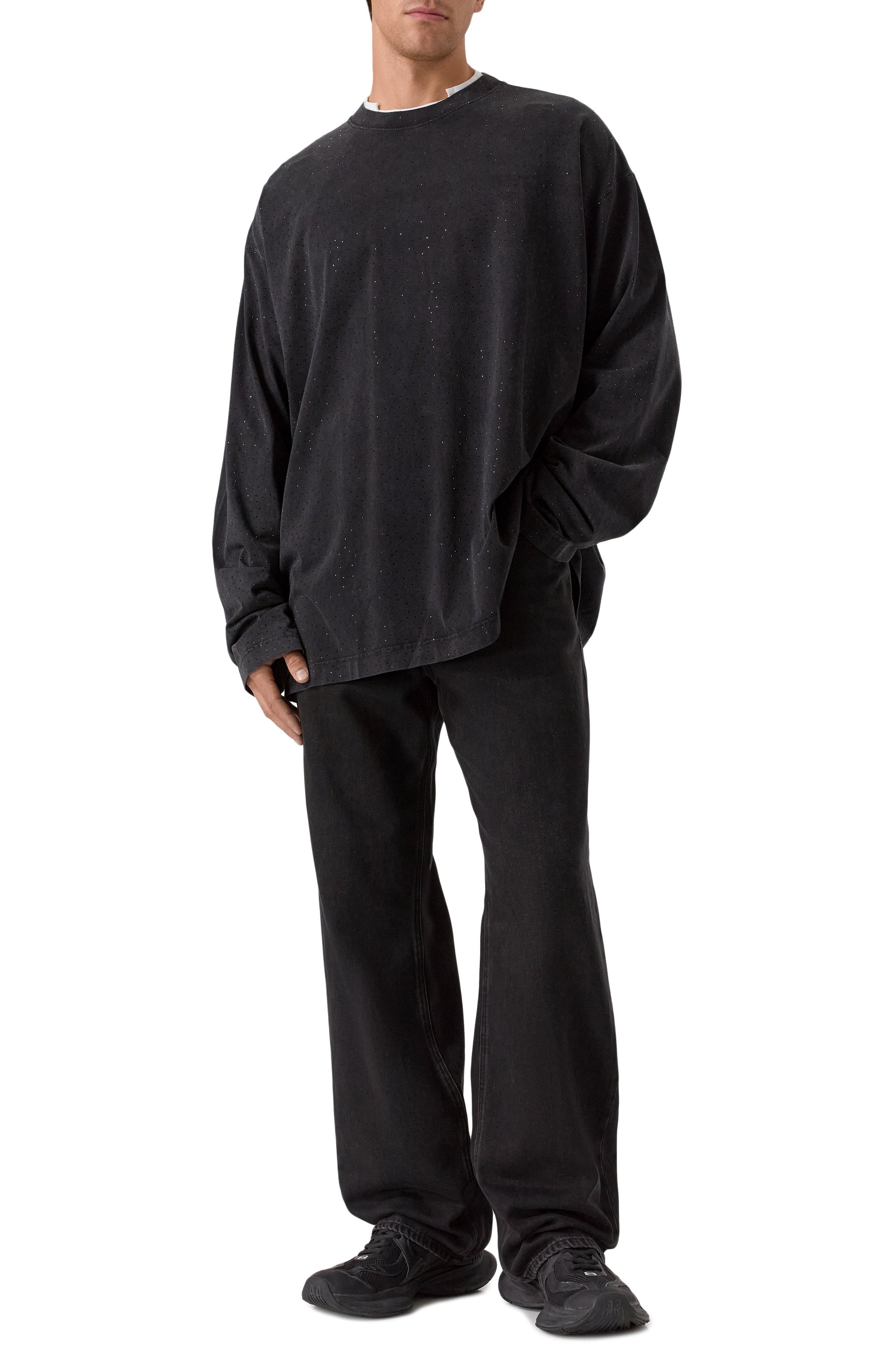 Хлопковый лонгслив VETEMENTS, арт. UE64LS550B/LIGHT JERSEY, фото 2