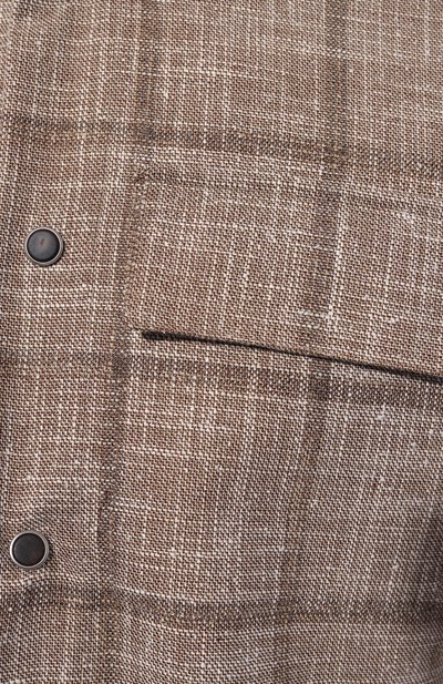 Рубашка из шерсти и шелка KITON, арт. UMCBUBAK0641C, фото 5