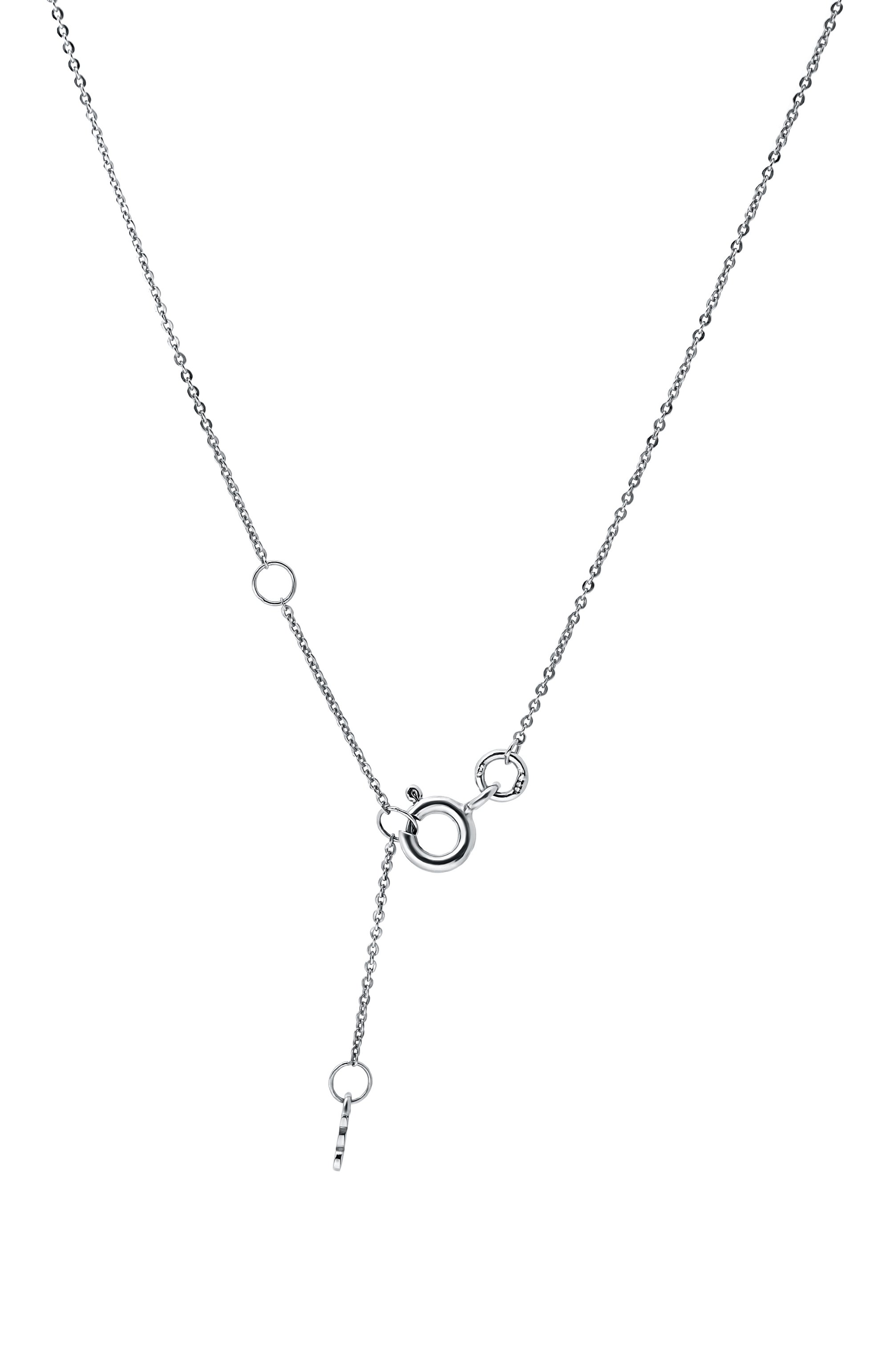 Подвеска oracle MOONKA серебряного цвета по цене 11900 руб., арт. ORC-925SL-NK00-OPL, фото 4 Подвеска oracle MOONKA, арт. ORC-925SL-NK00-OPL, фото 4