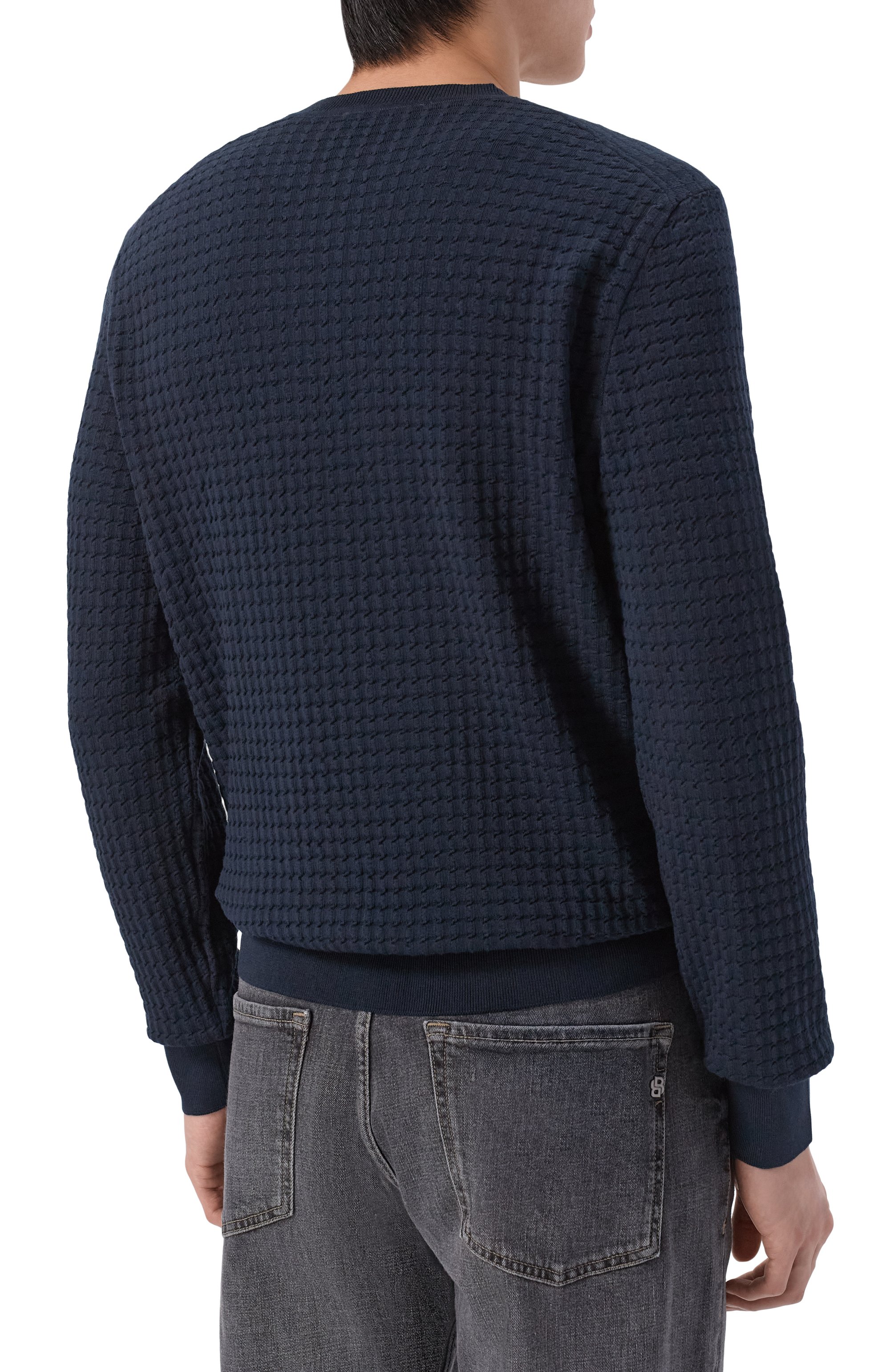 Джемпер из шелка и хлопка BOSS CAMEL, арт. 50555189, фото 4