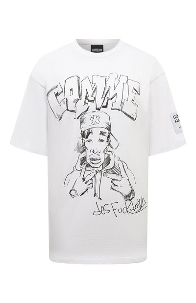 Женская хлопковая футболка COMME DES FUCKDOWN, арт. CFABW00134