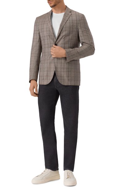 Шерстяной пиджак CORNELIANI бежевого цвета по цене 112000 руб., арт. 266002-2616309, фото 3 Шерстяной пиджак CORNELIANI, арт. 266002-2616309, фото 3