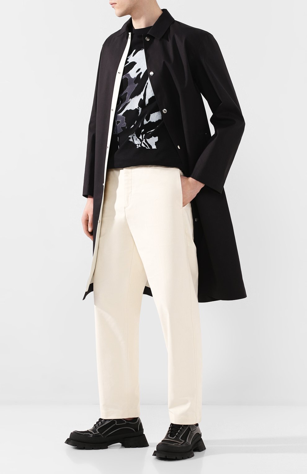 Хлопковые брюки JIL SANDER, арт. JPUQ311001-MQ250800, фото 2