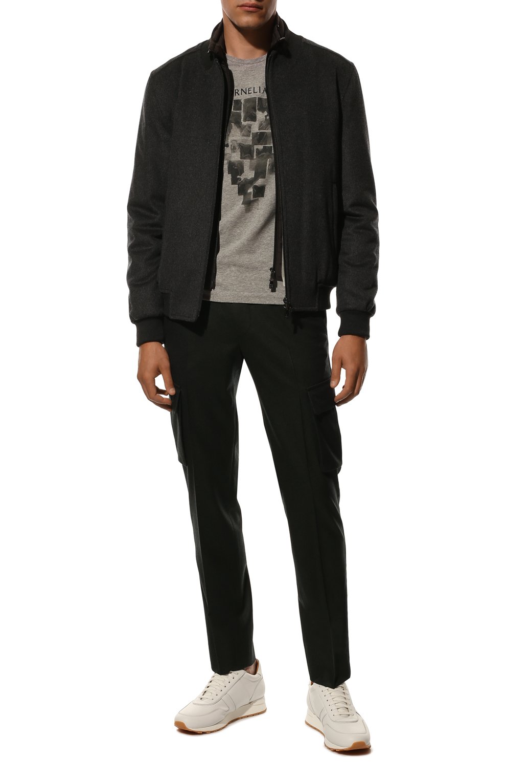 Шерстяные брюки-карго CORNELIANI, арт. 904L02-2818111/00, фото 2