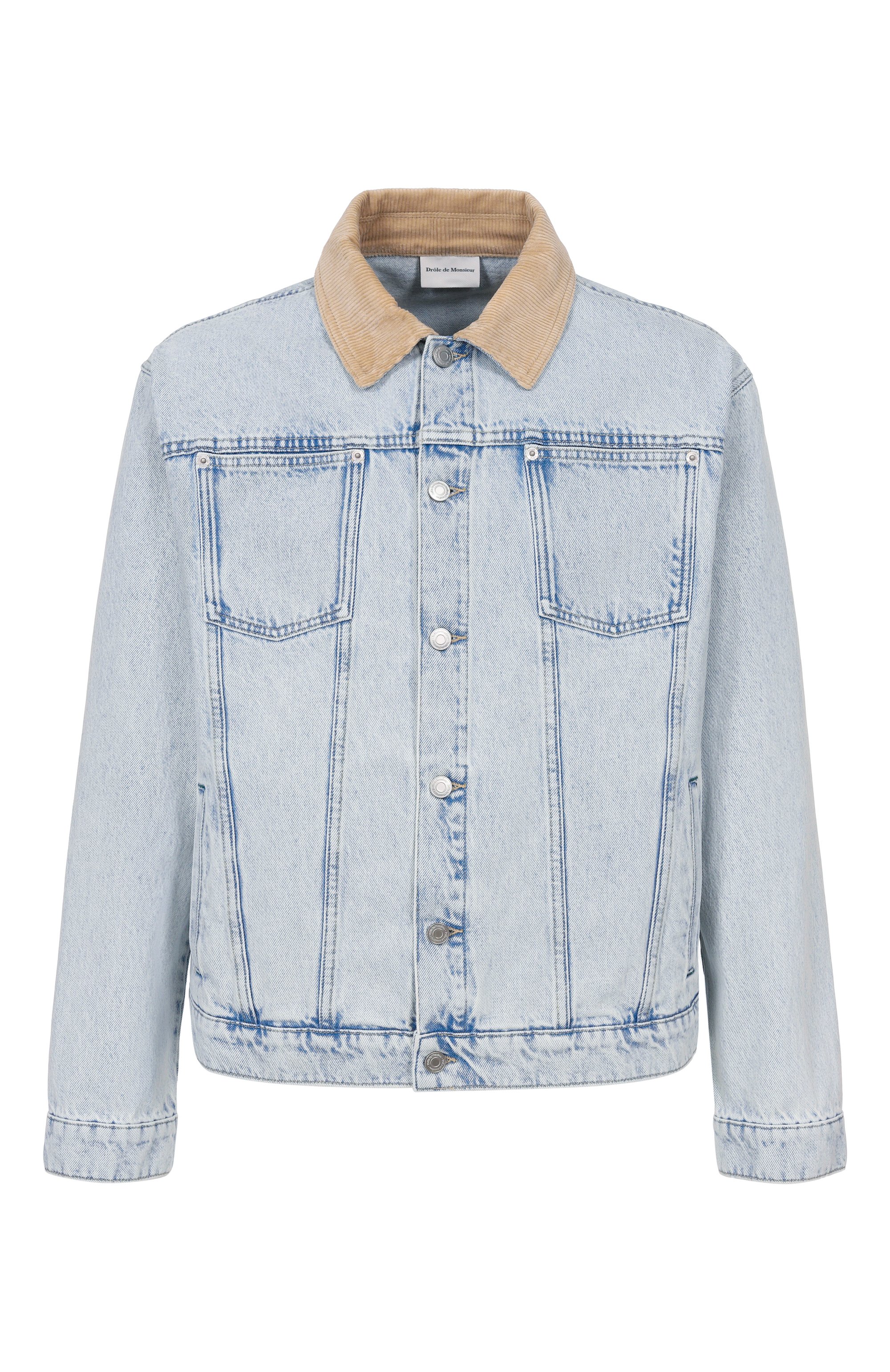 Джинсовая куртка DROLE DE MONSIEUR, арт. PERM-JT256-C0123-LBE, фото 1