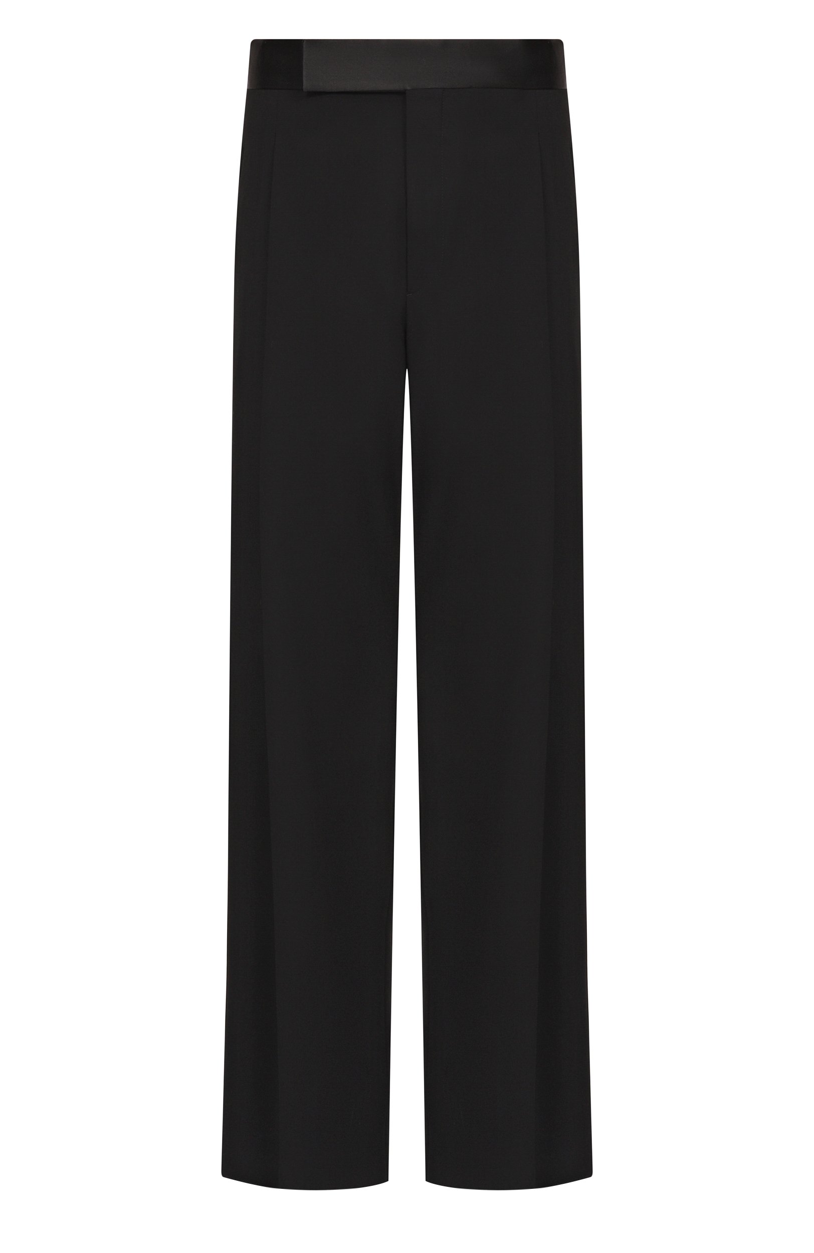 Шерстяные брюки GIORGIO ARMANI черного цвета по цене 156500 руб., арт. GM004577/TE10043, фото 1 Шерстяные брюки GIORGIO ARMANI, арт. GM004577/TE10043, фото 1