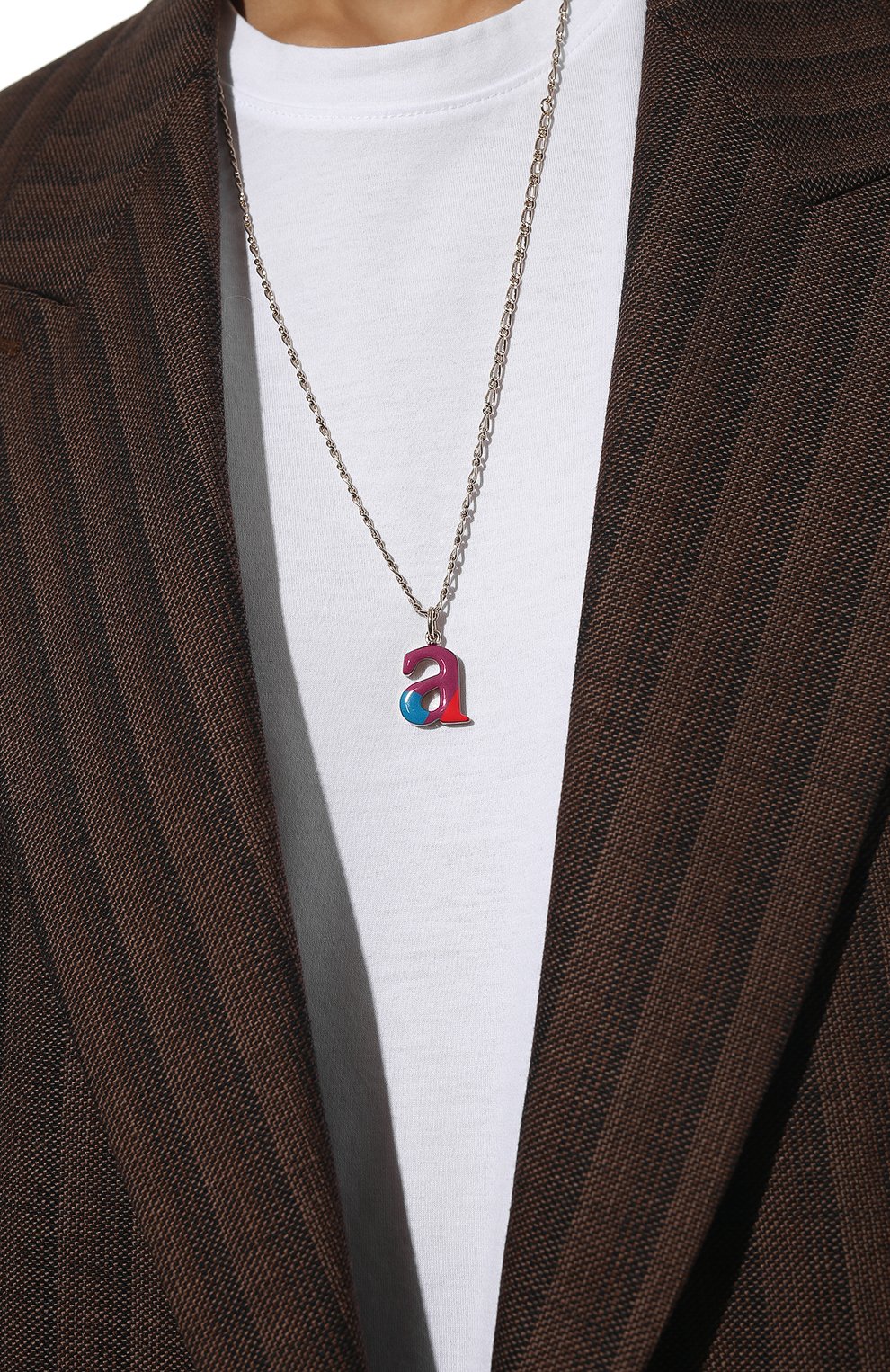 Кулон на цепочке alphabet a CHLOÉ, арт. CHC22SF04ABLQ, фото 2