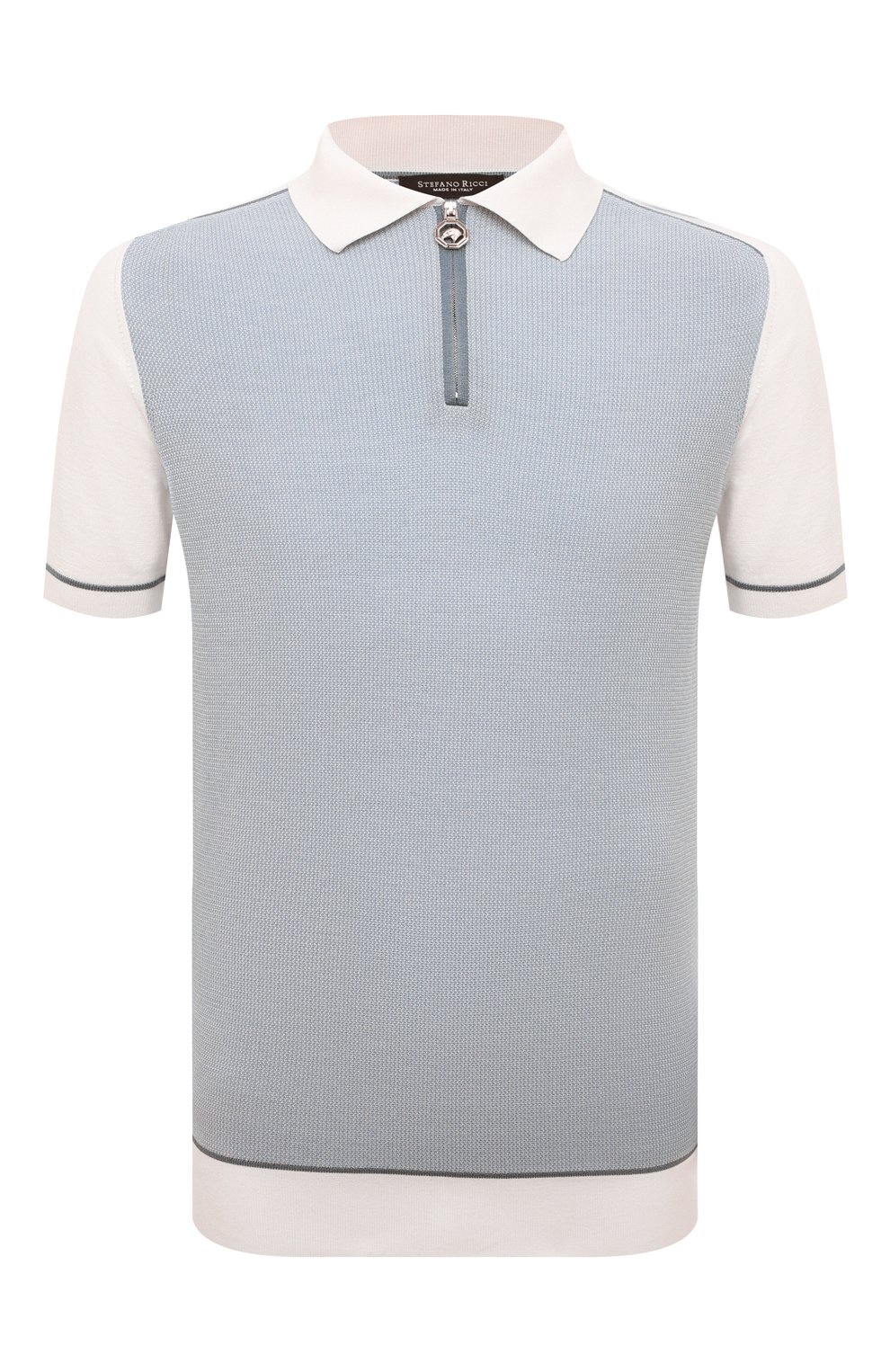 Поло из шелка и хлопка STEFANO RICCI, арт. K616320P31/F23131, фото 1