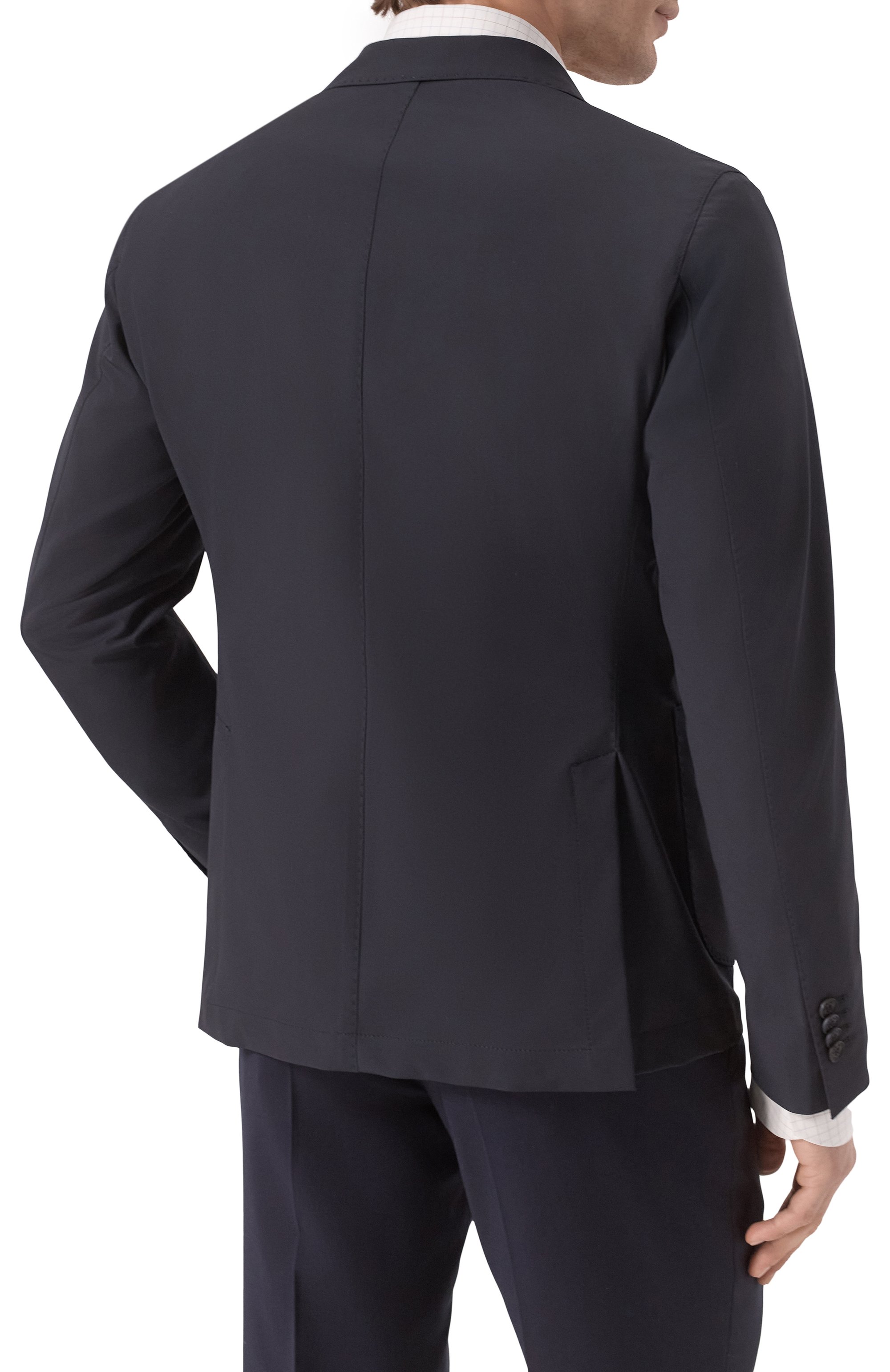 Однобортный пиджак L.B.M. 1911 темно-синего цвета по цене 99500 руб., арт. 2844/55212, фото 6 Однобортный пиджак L.B.M. 1911, арт. 2844/55212, фото 6