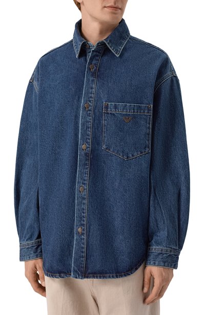Джинсовая рубашка EMPORIO ARMANI, арт. EM007105/AF17805, фото 3