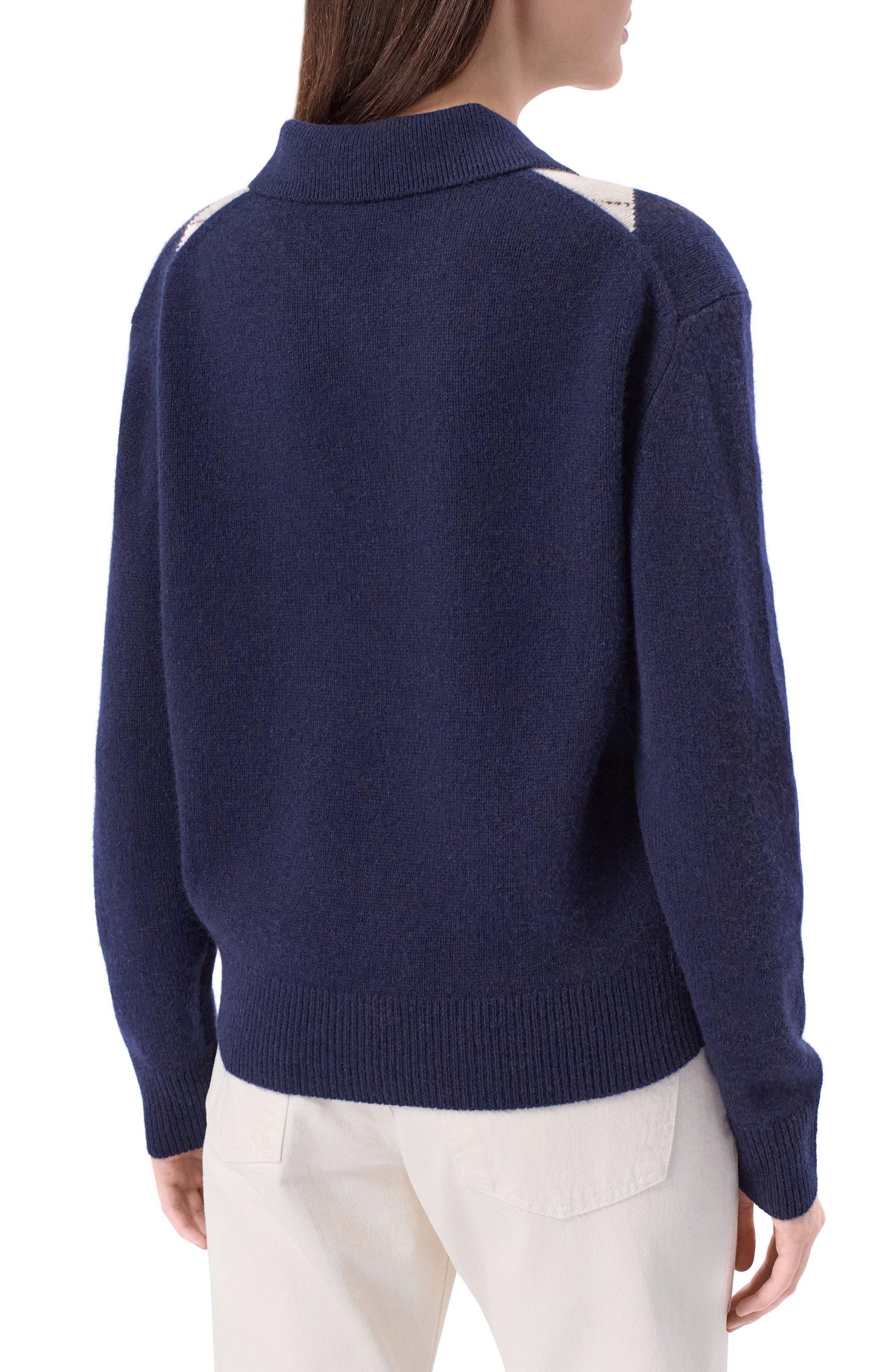 Поло из кашемира и шерсти SPORTY AND RICH, арт. WS07462300BL106, фото 4