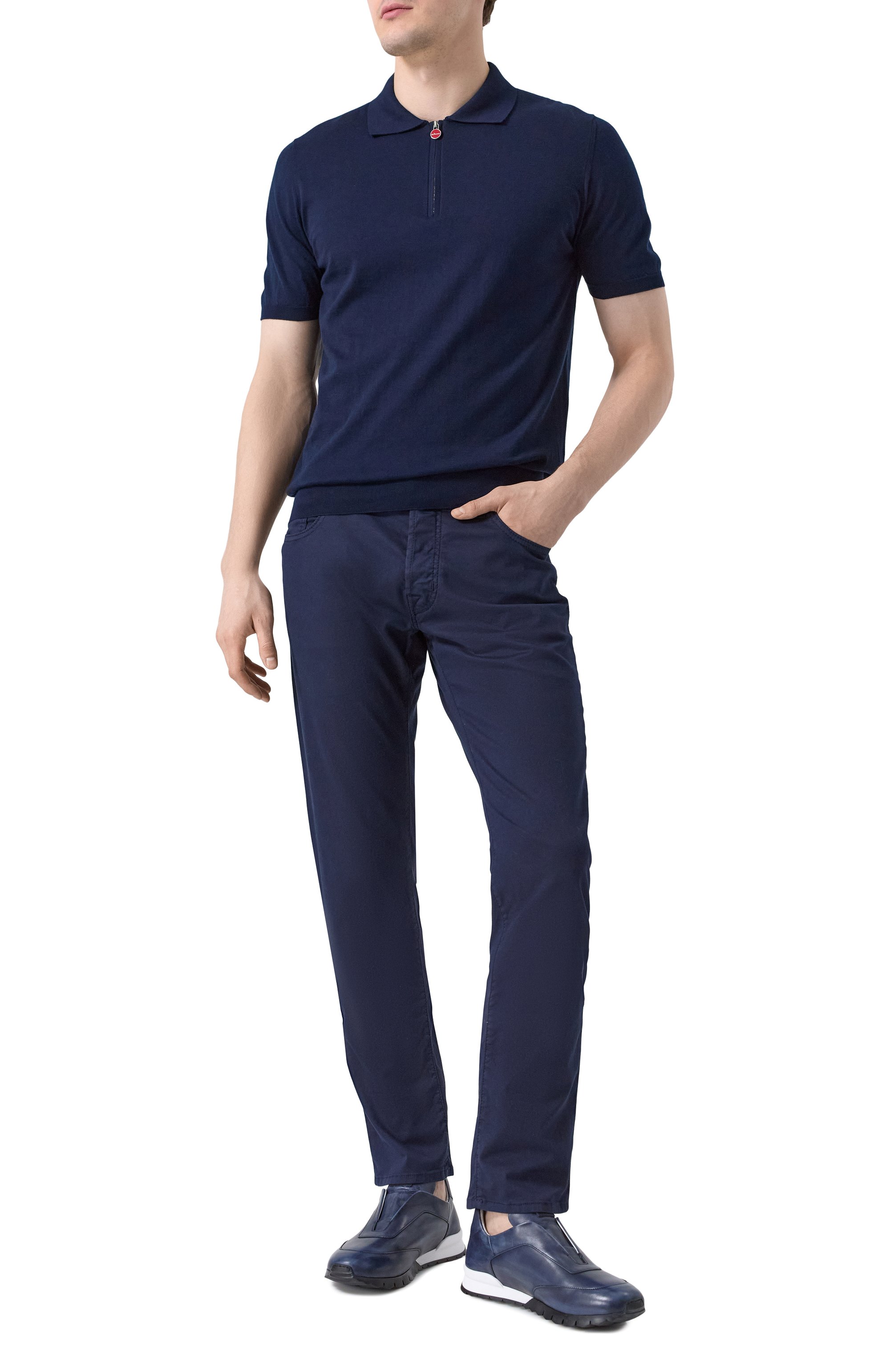 Хлопковое поло KITON, арт. UMKX33Z6, фото 2