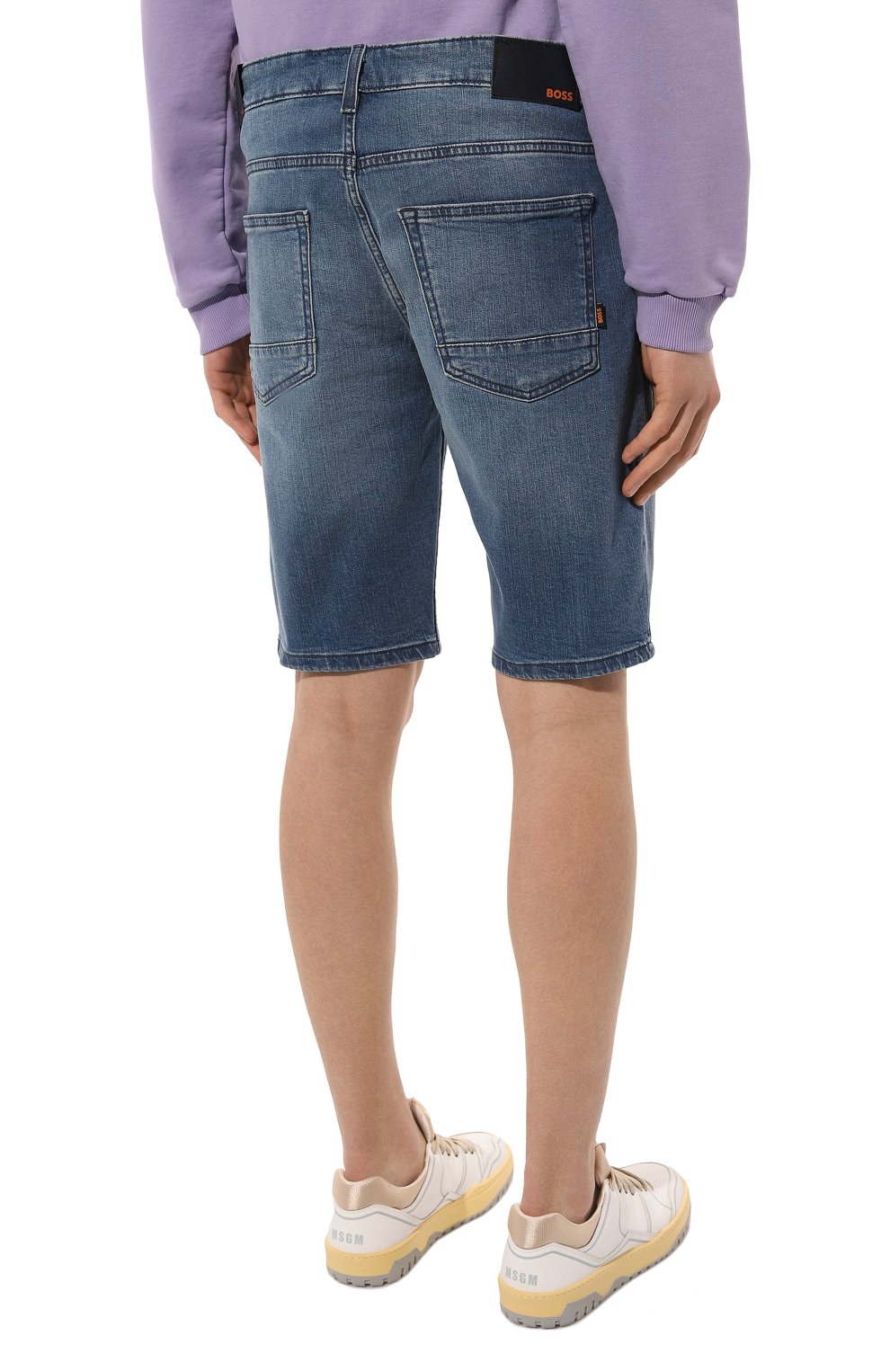 Джинсовые шорты BOSS ORANGE, арт. 50488609, фото 4