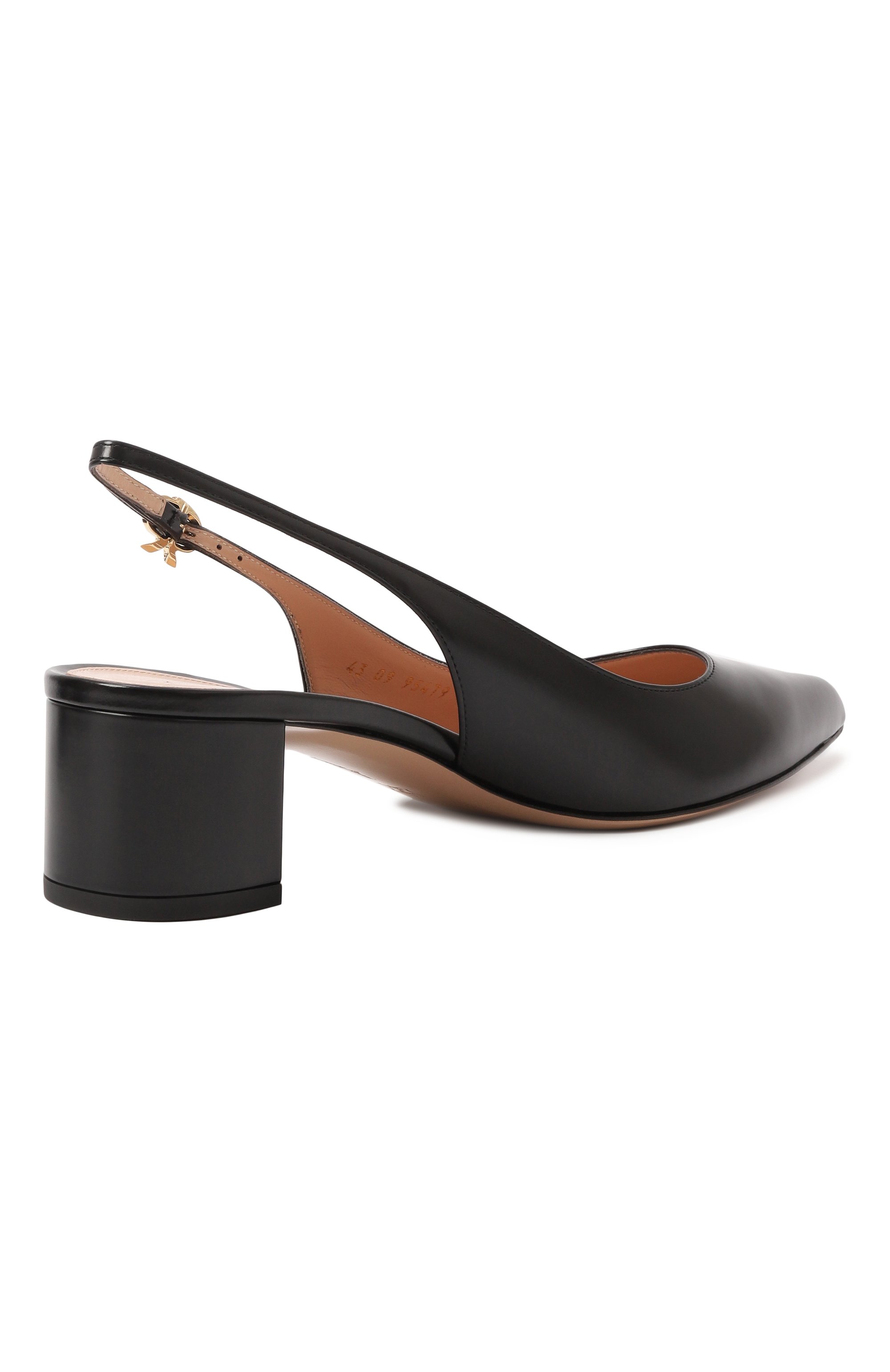 Кожаные туфли piper sling 45 GIANVITO ROSSI, арт. G95479.45RIC.T0KNER0, фото 5