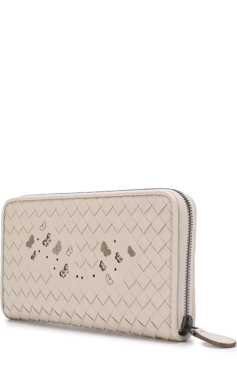 Кожаный кошелек с принтом и плетением intrecciato BOTTEGA VENETA, арт. 506685/VA1K2, фото 2