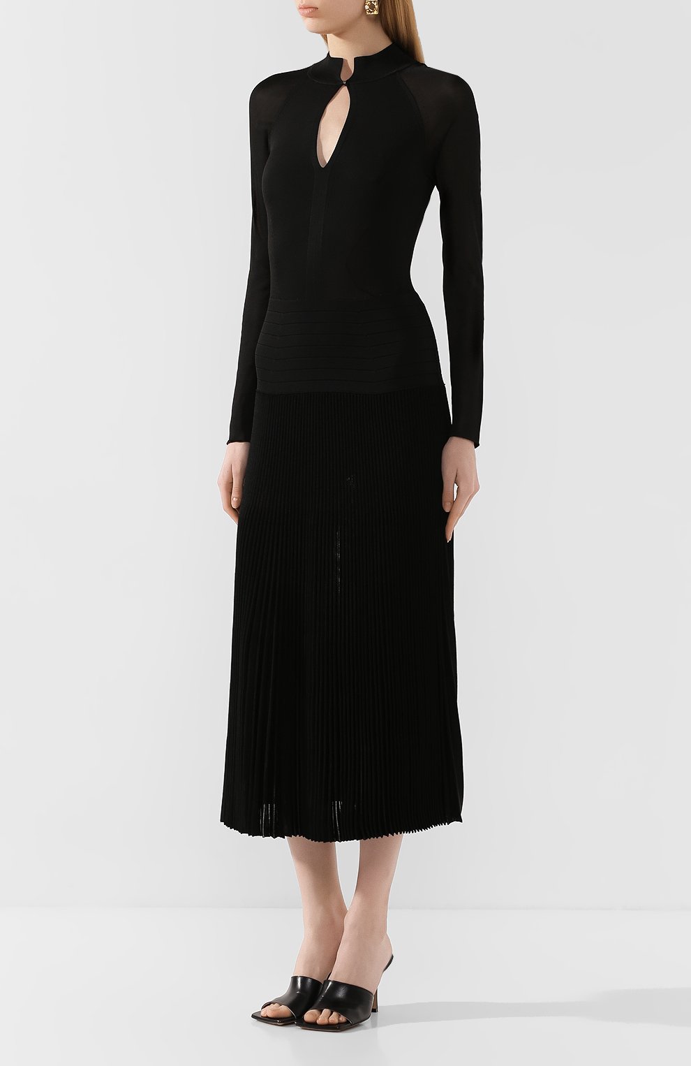 Платье из вискозы VICTORIA BECKHAM, арт. 1120KDR000561A, фото 3