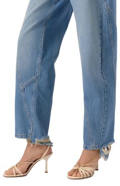 Женские кожаные босоножки nico GOLDEN GOOSE DELUXE BRAND кремового цвета, арт. GWF00858.F006906 | Фото 3 (Подошва: Плоская; Каблук высота: Высокий; Материал внешний: Натуральная кожа; Материал внутренний: Натуральная кожа; Каблук тип: Шпилька; Автоматизация состава: Проставлено; Автоматизация ТО: Проставлено)