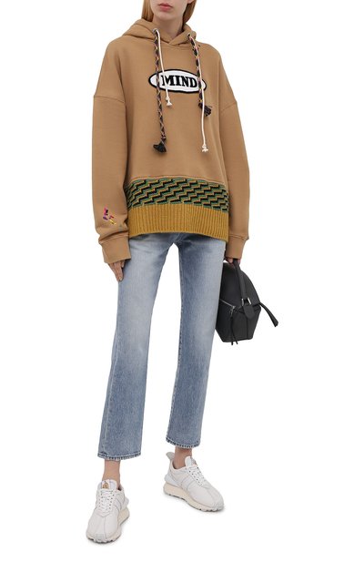 Хлопковое худи palm angels x missoni PALM ANGELS бежевого цвета по цене 92150 руб., арт. PWBB043F21FLE0016110, фото 2 Хлопковое худи palm angels x missoni PALM ANGELS, арт. PWBB043F21FLE0016110, фото 2