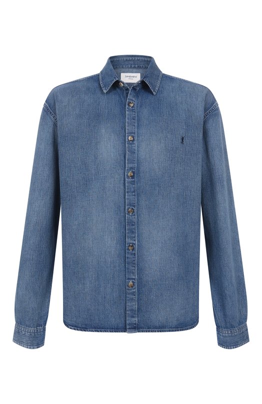 Джинсовая рубашка Saint Laurent 823437/Y14MJ Синий 823437/Y14MJ