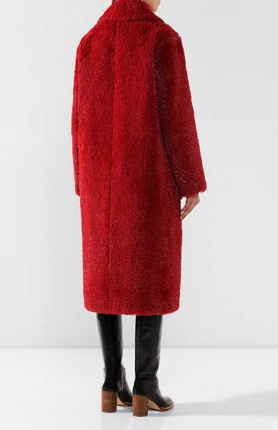 Шуба из экомеха VIKA GAZINSKAYA, арт. FW19-2252, фото 4