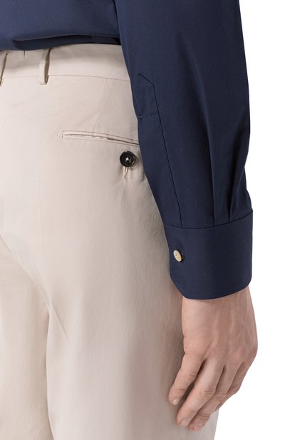 Хлопковая сорочка KITON, арт. UCCH0943204_UCCH0943206, фото 5