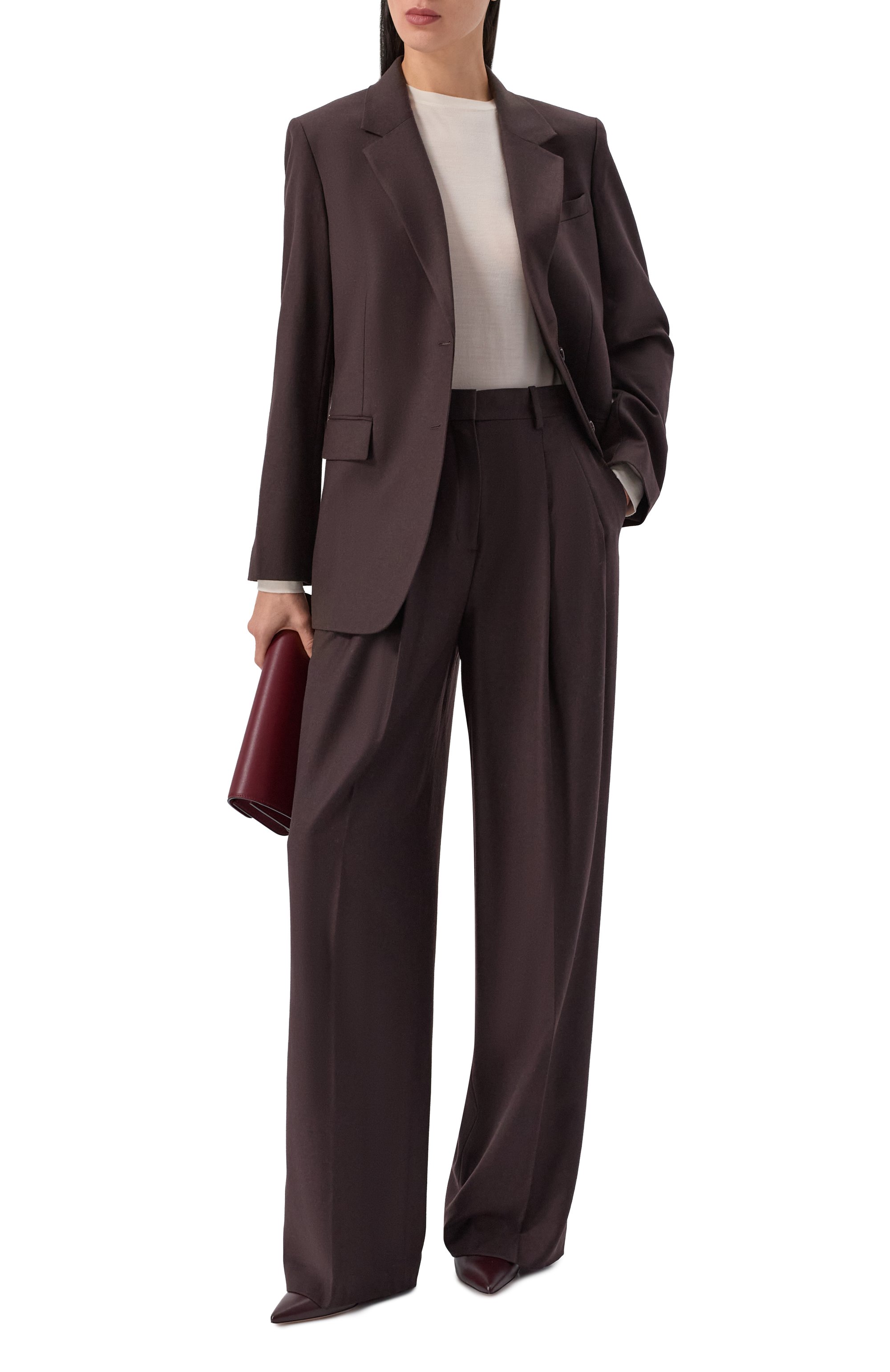 Шерстяные брюки THEORY, арт. 00801201, фото 2