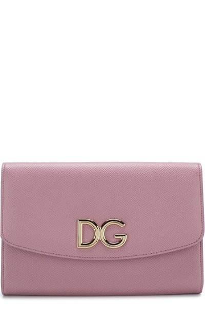 Кожаный клатч на цепочке DOLCE & GABBANA, арт. BI1028/AH338, фото 1