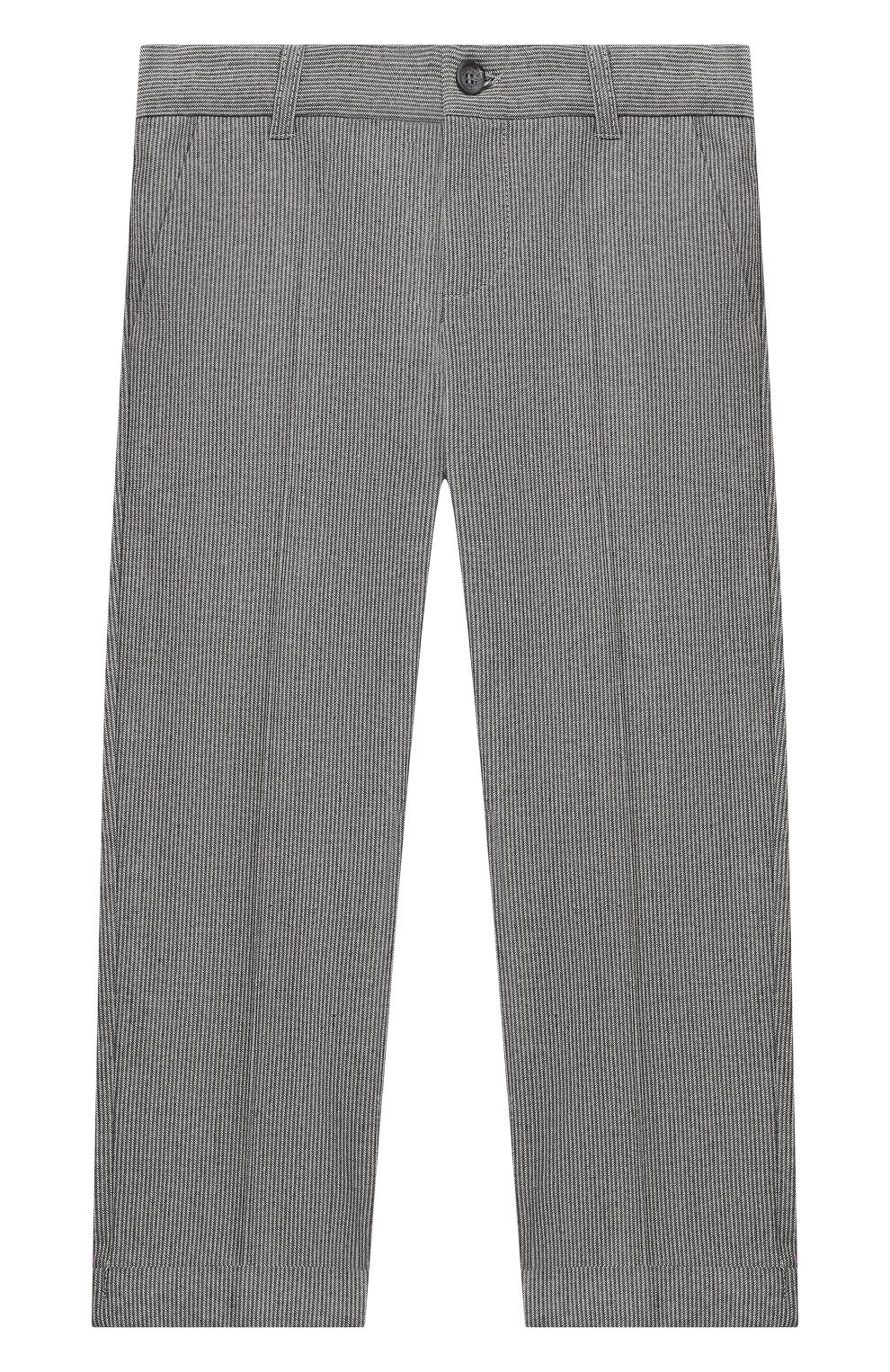 Брюки BONPOINT серого цвета по цене 18600 руб., арт. S01BPAWO0901(294)_842689, фото 1 Брюки BONPOINT, арт. S01BPAWO0901(294)_842689, фото 1