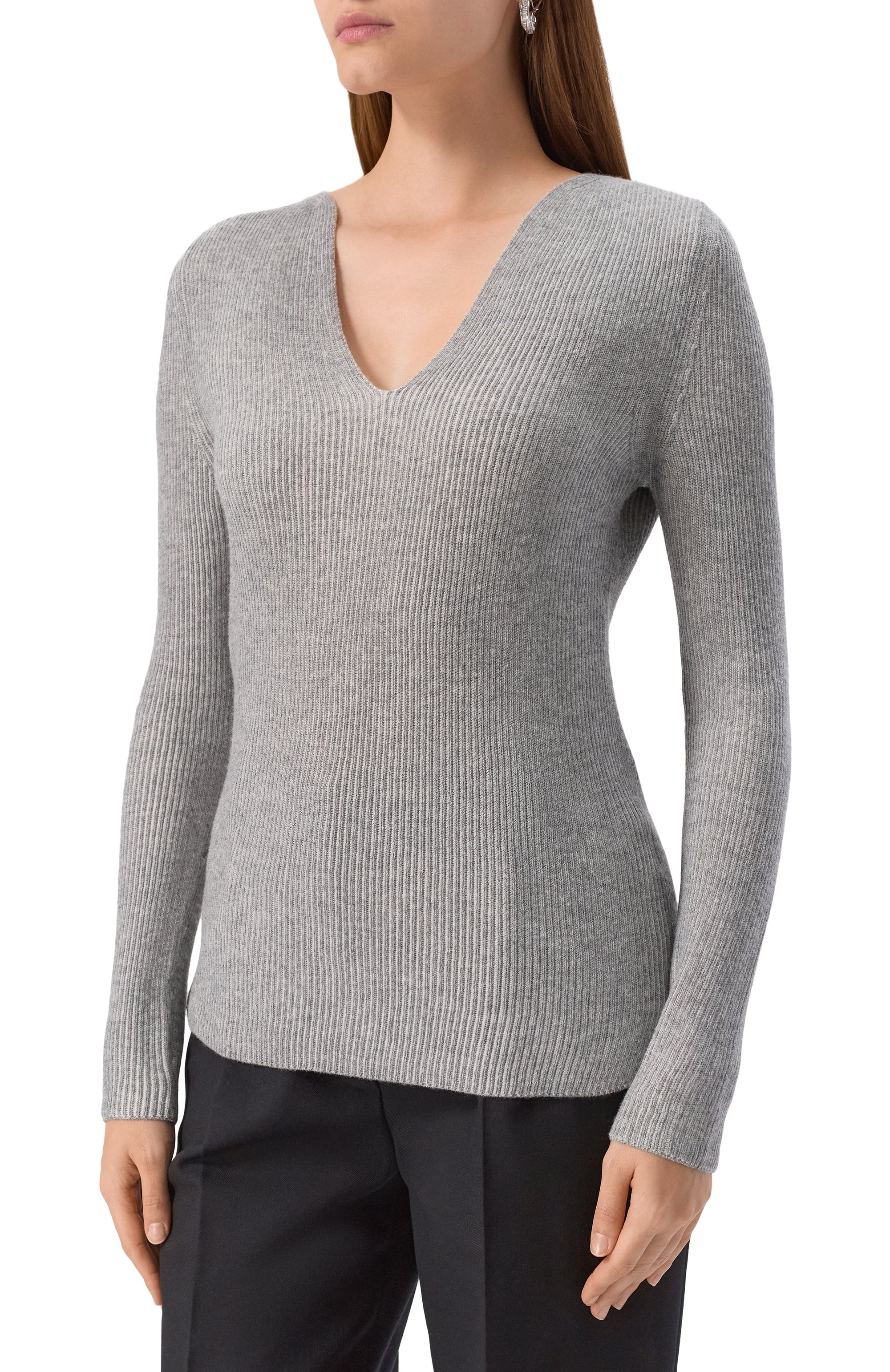 Пуловер из шерсти и кашемира LORENA ANTONIAZZI, арт. VM10A/2834, фото 3