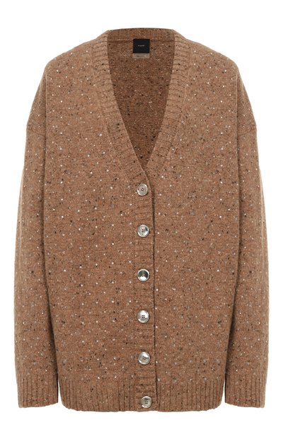 Женский кардиган из шерсти и вискозы PINKO, арт. 105739/A2U4