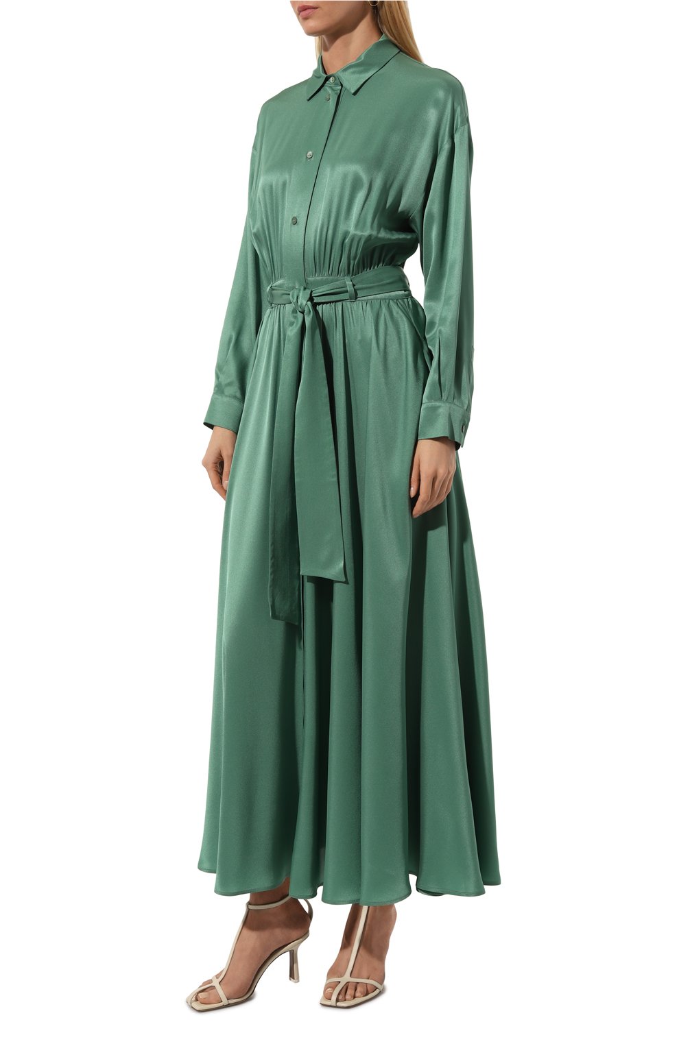 Атласное платье LORENA ANTONIAZZI, арт. E2444AB83B/3612, фото 3