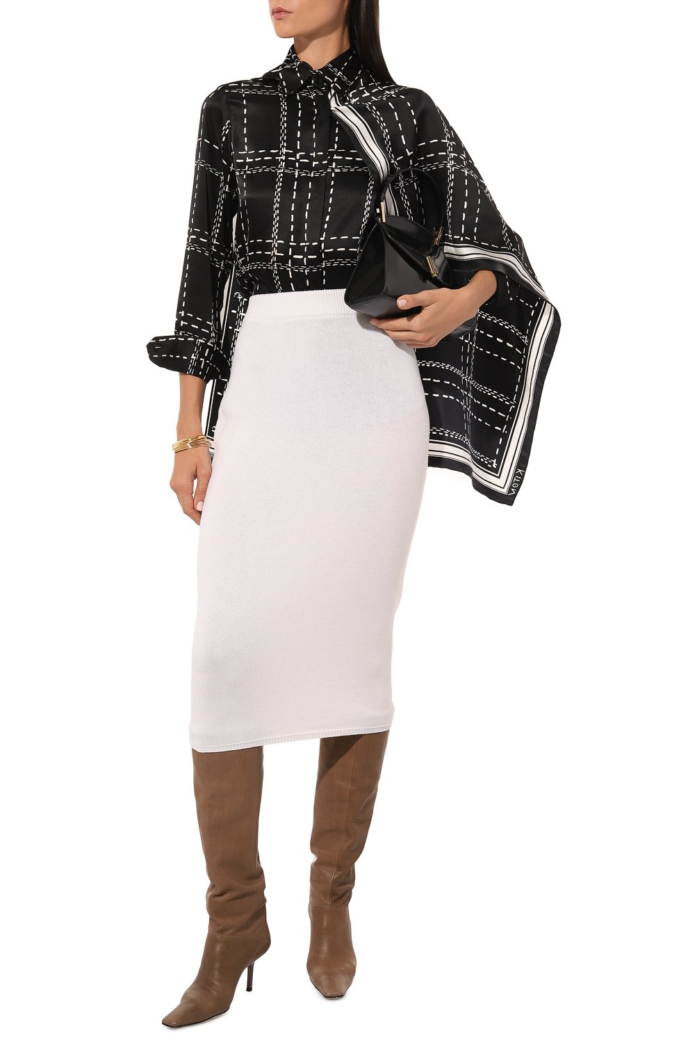 Шелковая блузка KITON, арт. D48407K0561E01, фото 2