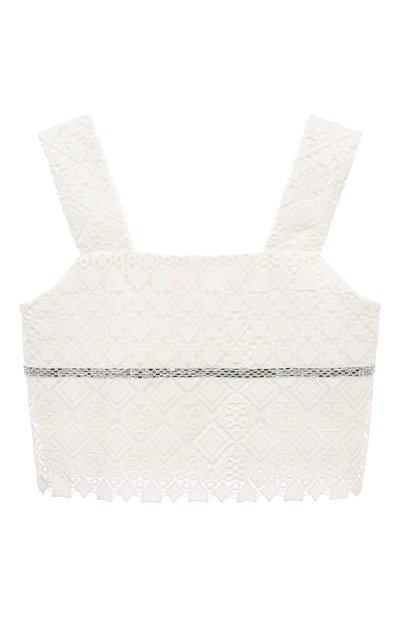 Хлопковый топ ELIE SAAB JUNIOR, арт. EFTP004 TS0846/10A-14A