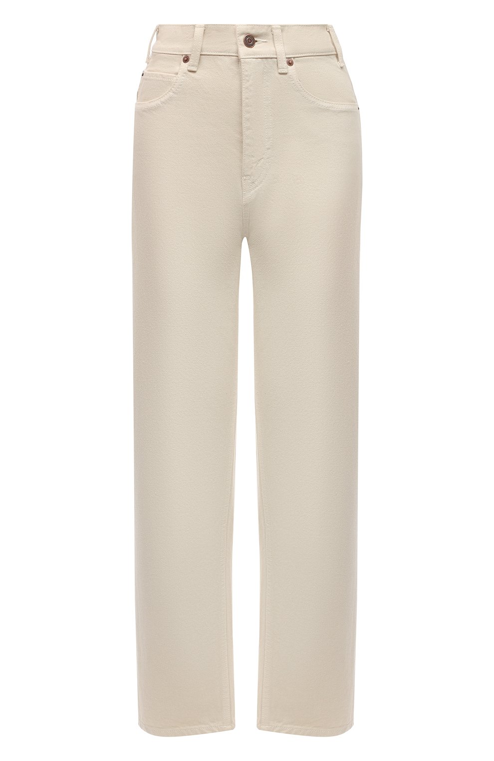 Джинсы CELINE кремового цвета по цене 64650 руб., арт. 2N500863N, фото 1 Джинсы CELINE, арт. 2N500863N, фото 1