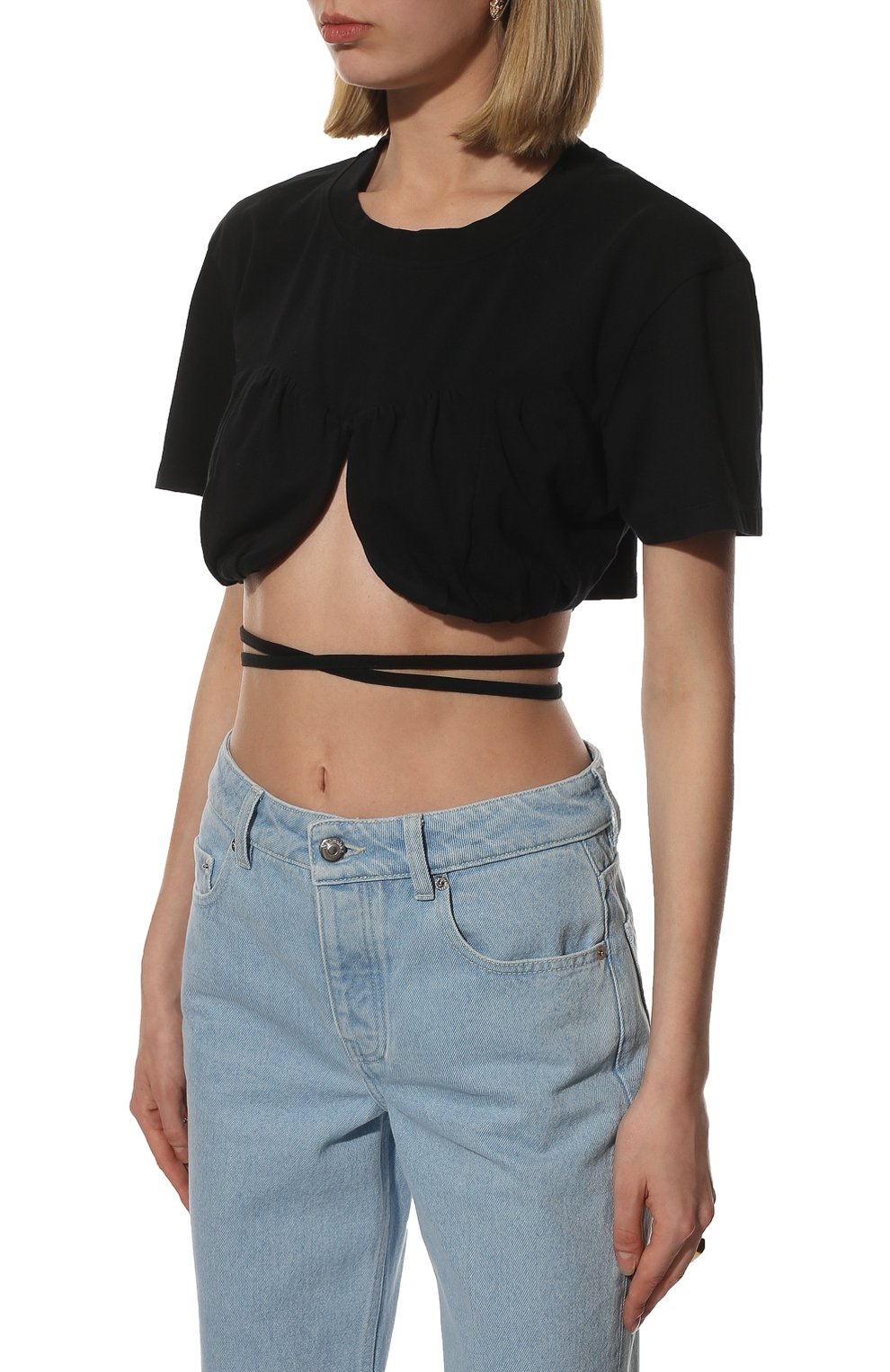 Хлопковый топ JACQUEMUS, арт. 211JS001-2160, фото 3