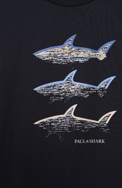 Хлопковая футболка PAUL & SHARK JUNIOR, арт. WRM00H/LAA02, фото 3