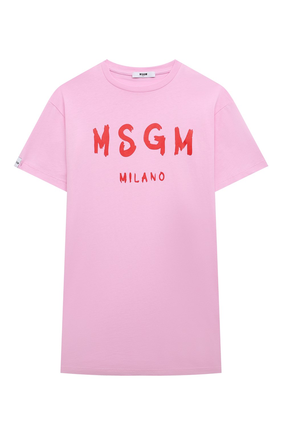 Хлопковое платье MSGM KIDS, арт. MS028744, фото 1