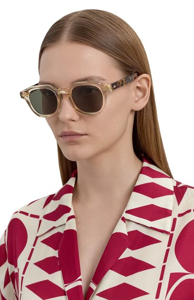 Солнцезащитные очки MOSCOT коричневого цвета по цене 39400 руб., арт. D0LT SUN FLESH/T0RT0ISE, фото 3 Солнцезащитные очки MOSCOT, арт. D0LT SUN FLESH/T0RT0ISE, фото 3