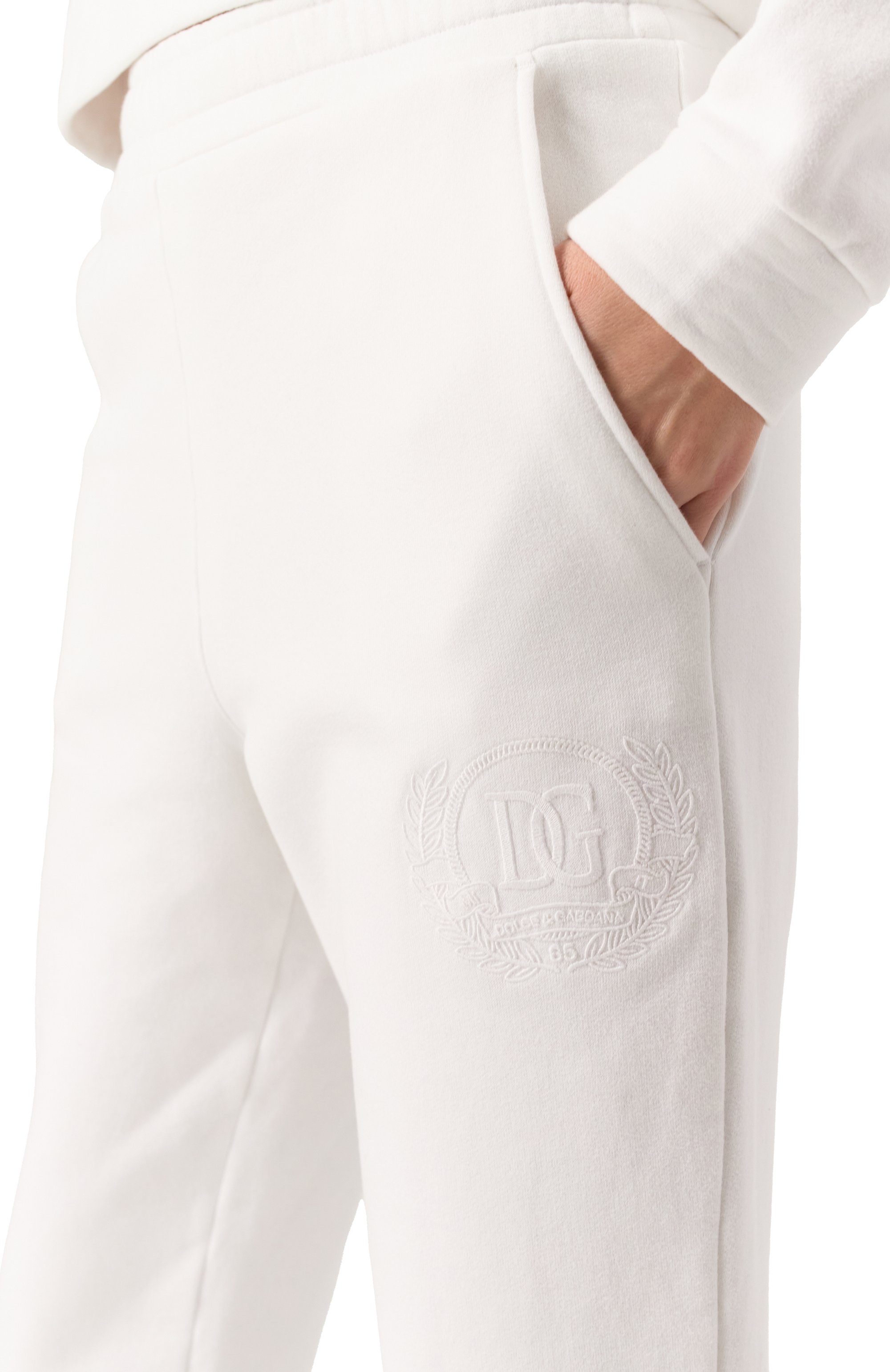 Хлопковые джоггеры DOLCE & GABBANA, арт. FTC7PZ/GDCN0, фото 5