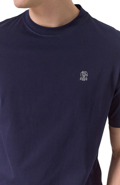 Хлопковая футболка BRUNELLO CUCINELLI, арт. M0B137444G, фото 5