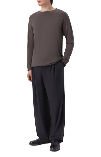 Хлопковый джемпер ISABEL BENENATO темно-серого цвета по цене 58450 руб., арт. UK630S26, фото 2 Хлопковый джемпер ISABEL BENENATO, арт. UK630S26, фото 2